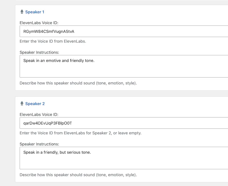 Post2Podcast With ElevenLabs Voices screenshot 3