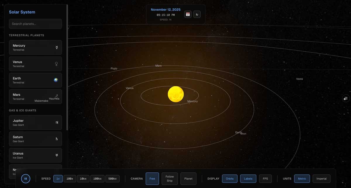 Celestial Vehicle Propulsion Simulator gallery image
