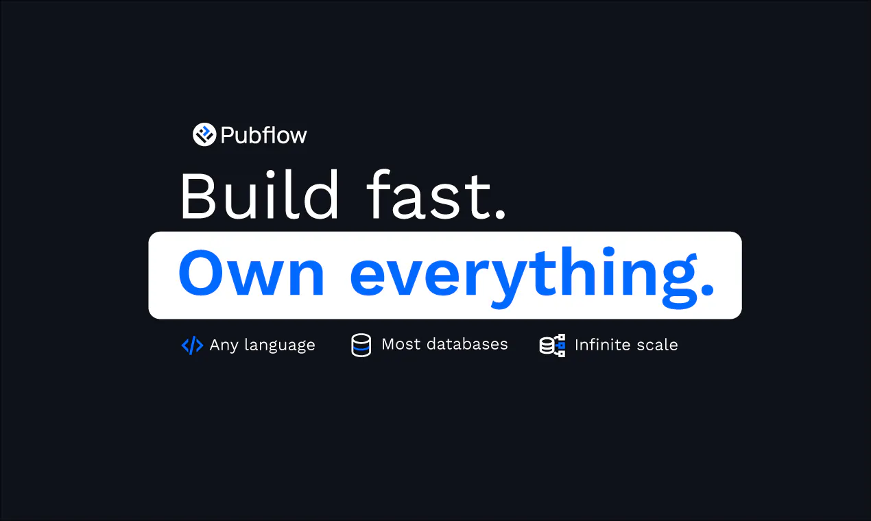 Pubflow 제품 배너