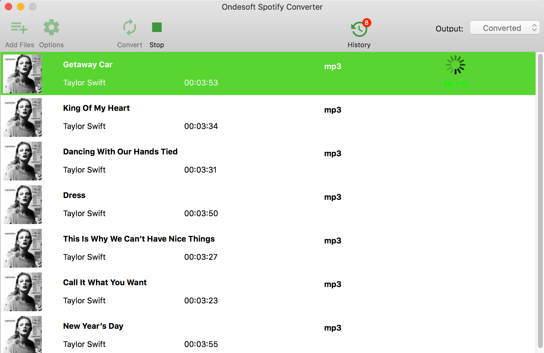 Ondesoft Spotify Music Converter for Mac