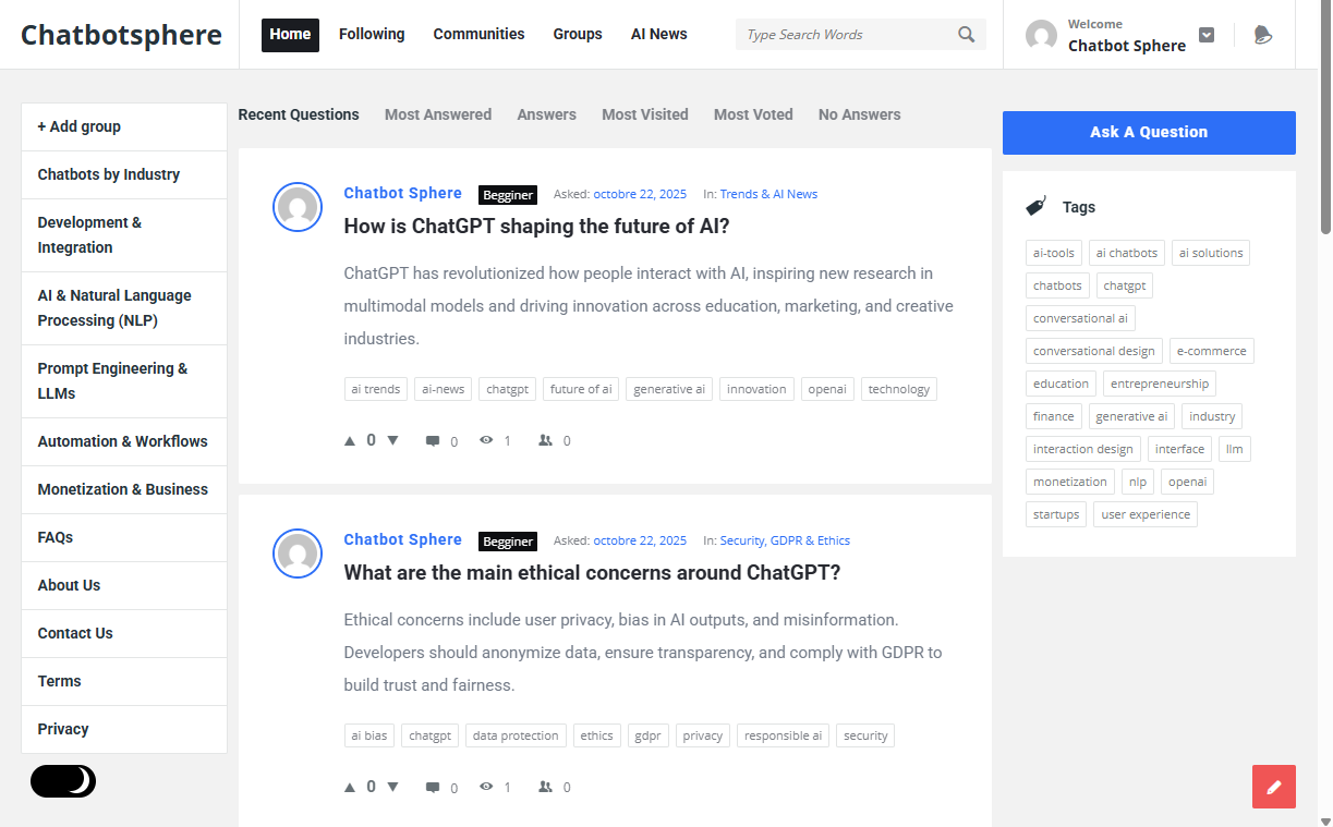 Chatbotsphere gallery image