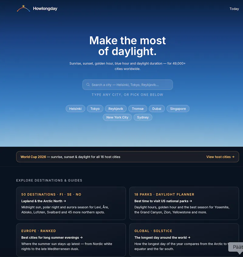 HowLongDay screenshot 2