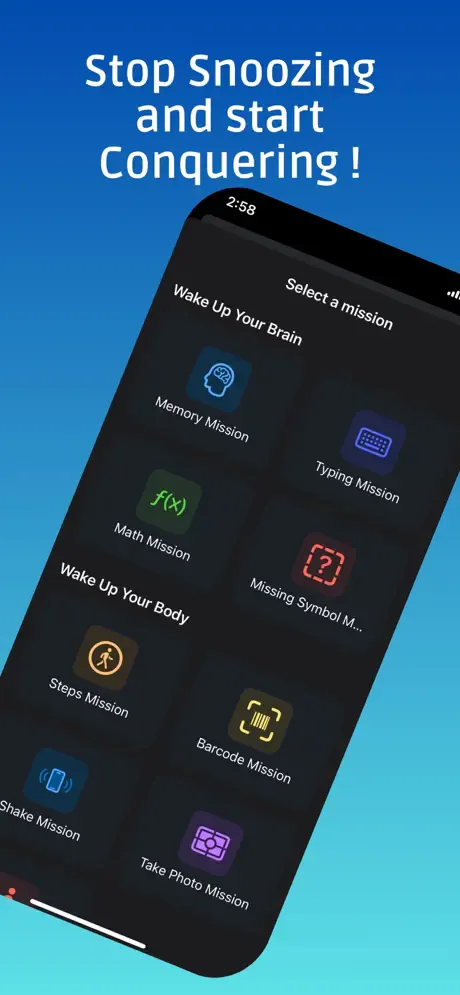 AlarmCycle: Wake up with AI missions gallery image
