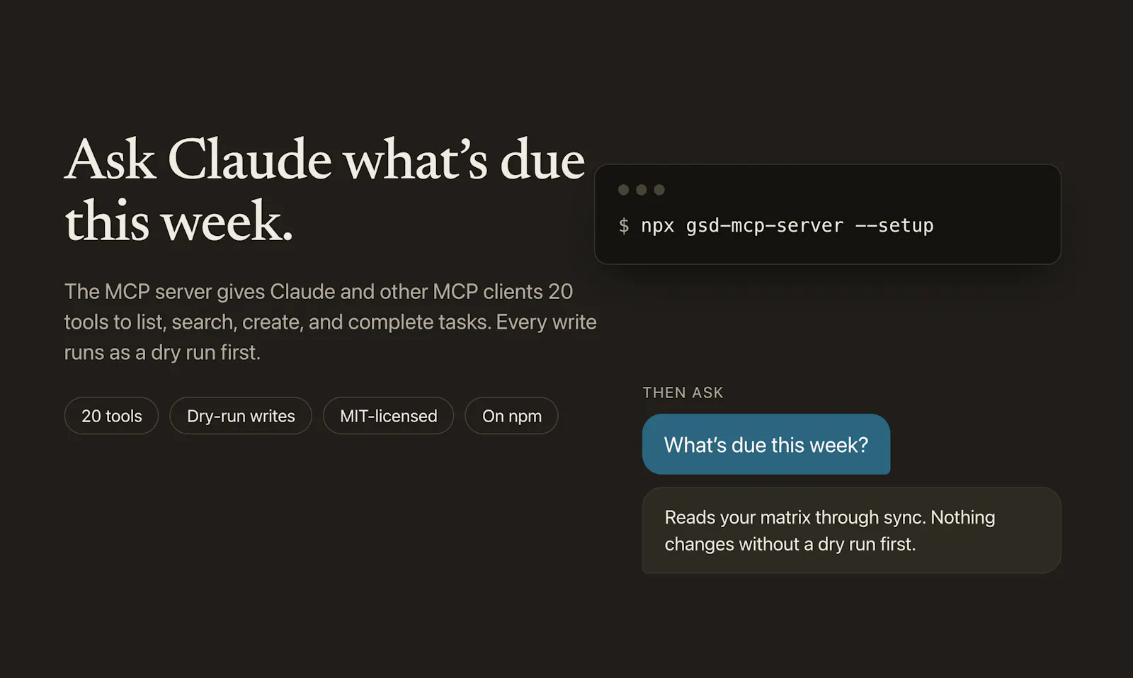 GSD Task Manager screenshot 3