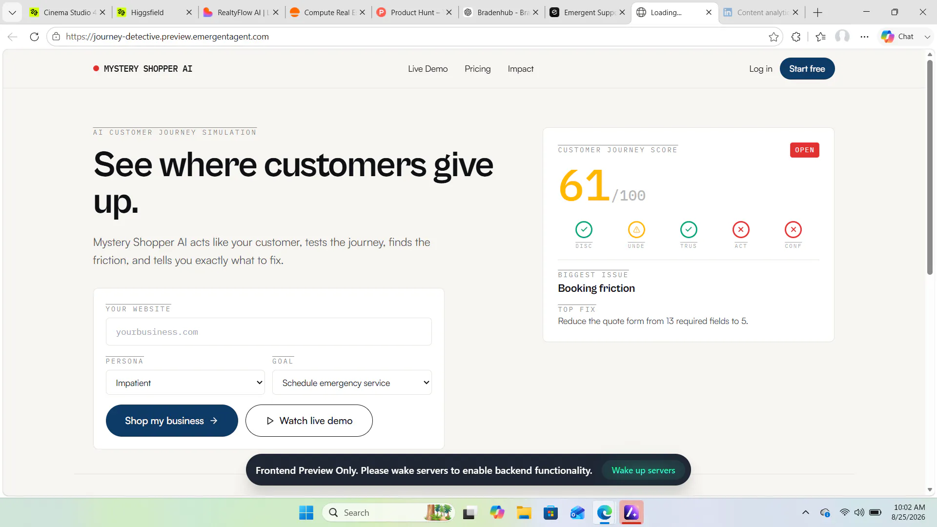 Mystery Shopper AI