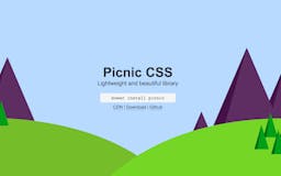 Picnic CSS media 2