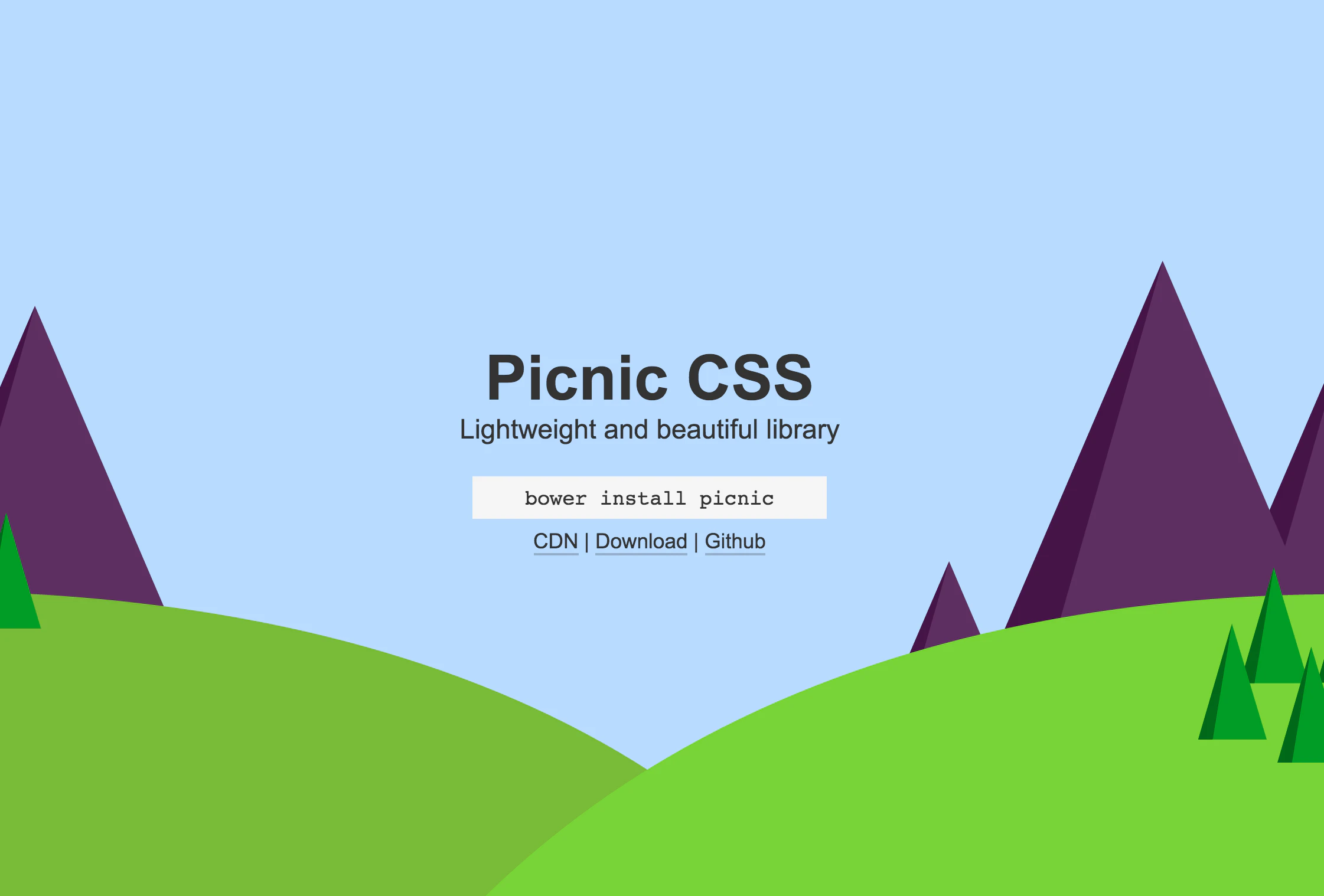 Picnic CSS Image