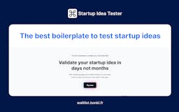 Startup Idea Tester media 1