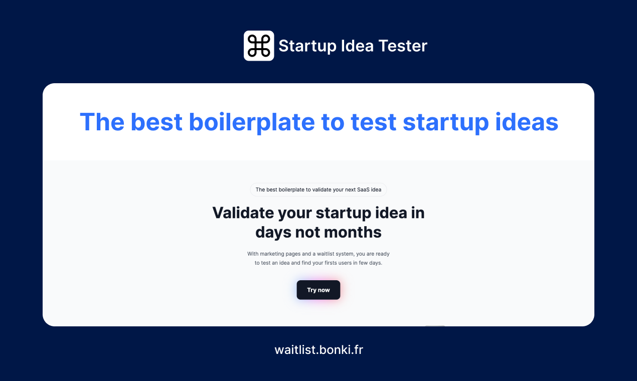 startuptile Startup Idea Tester-Test your idea in days not months