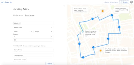 Arrivedo Routes gallery image