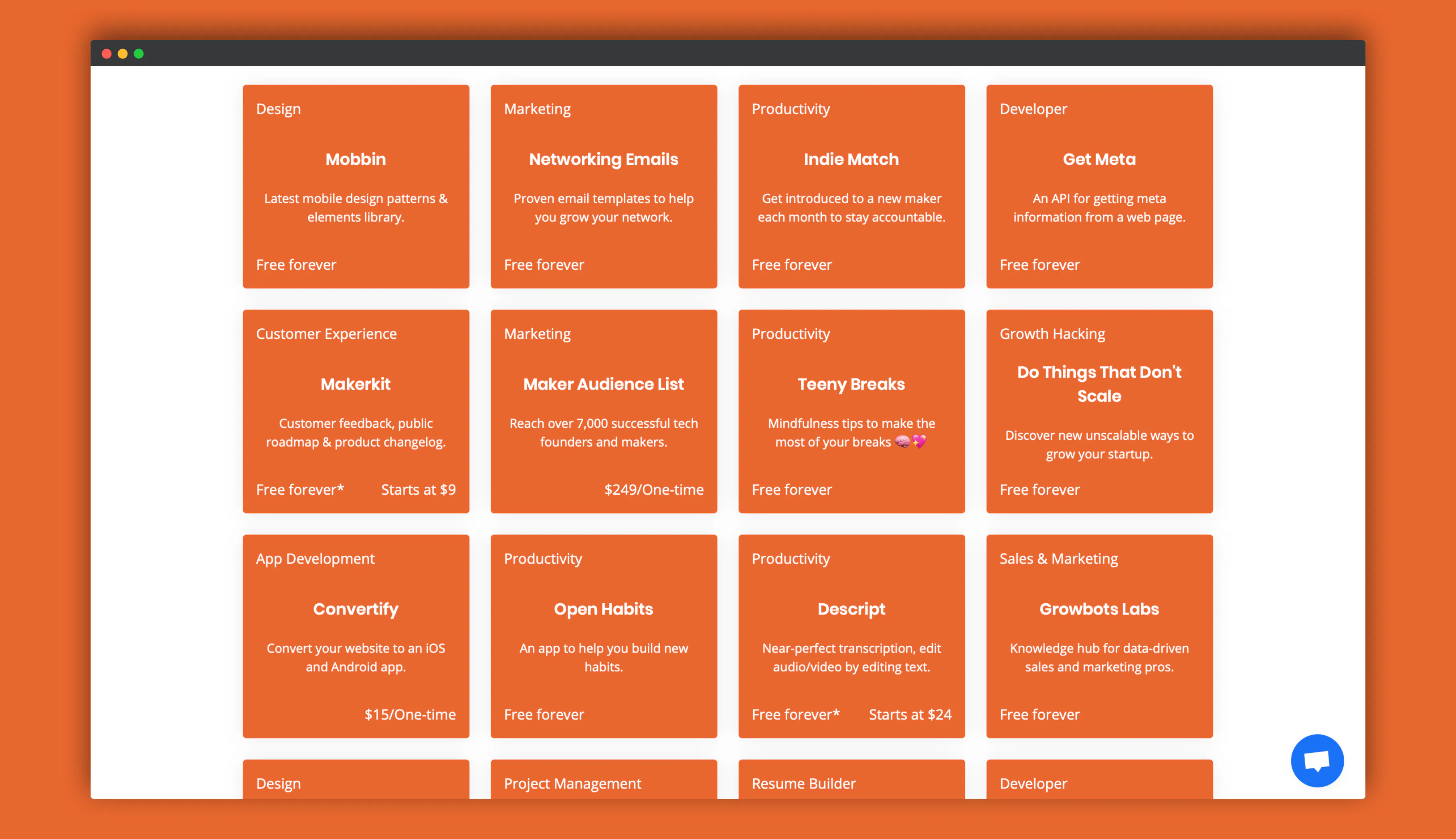 Tools for Makers: A hand-curated directory of tools for indie makers ...
