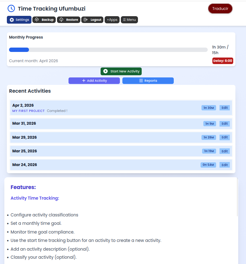 Time Tracking App Ufumbuzi gallery image