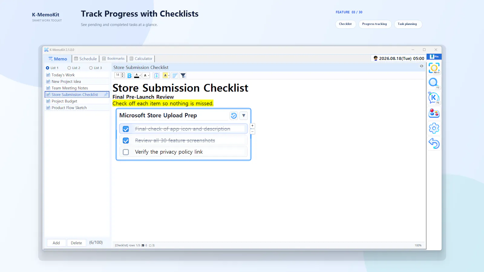 K-MemoKit screenshot 4