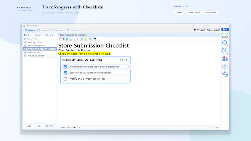 K-MemoKit screenshot 4