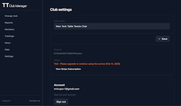 TT Club Manager gallery image