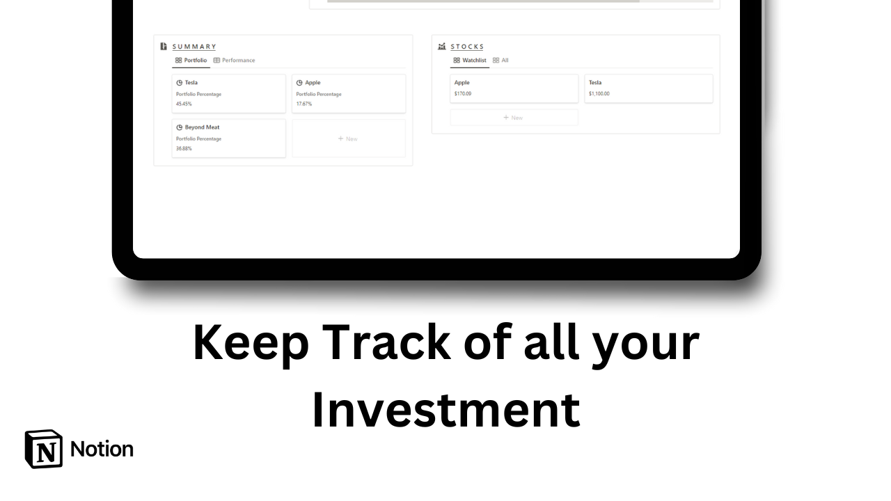 Notion Investment Tracker gallery image