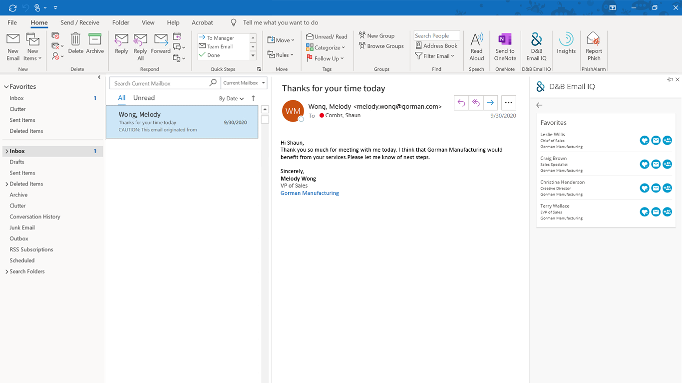 D&B Email IQ gallery image