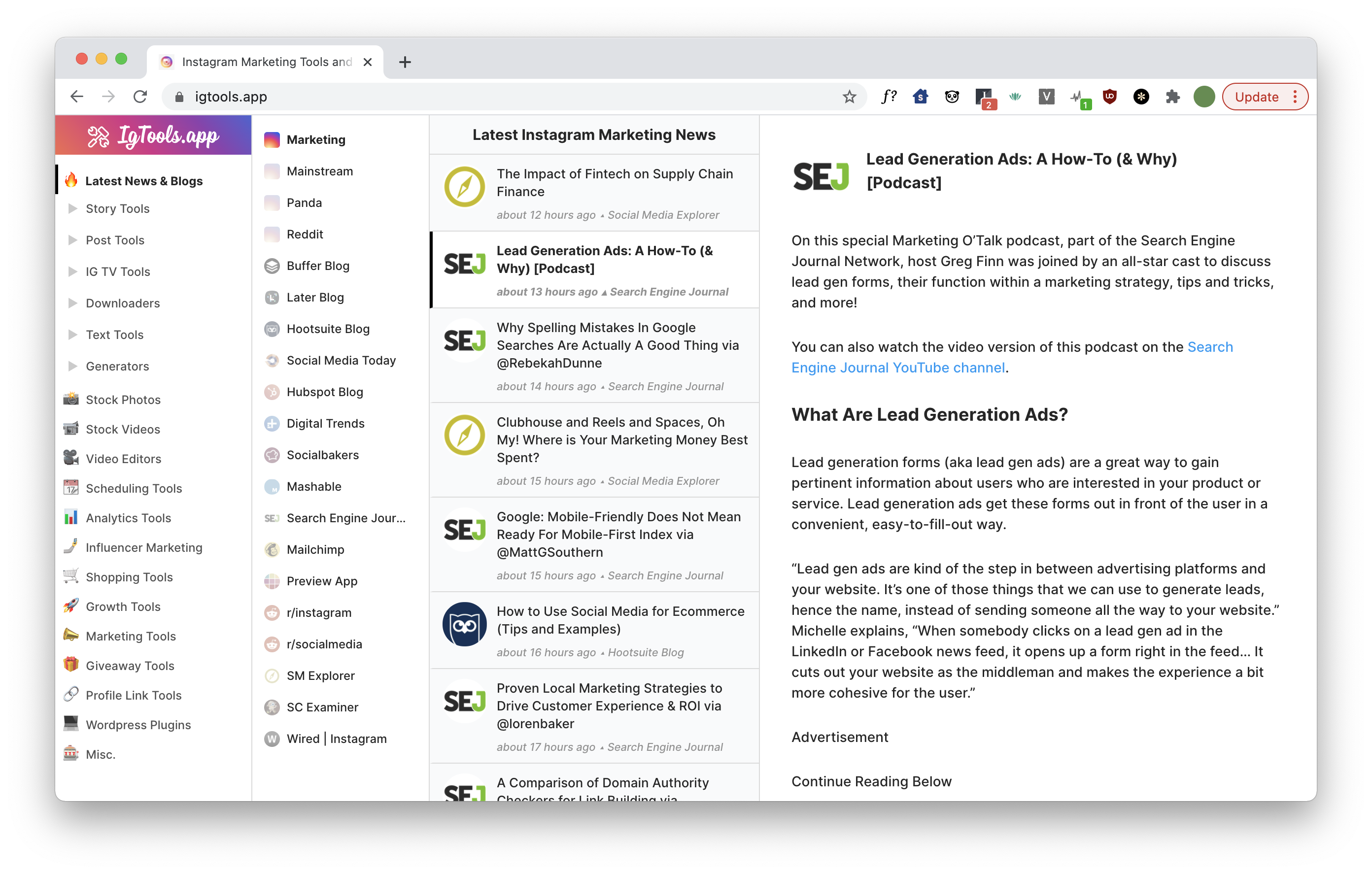 IG Tools gallery image