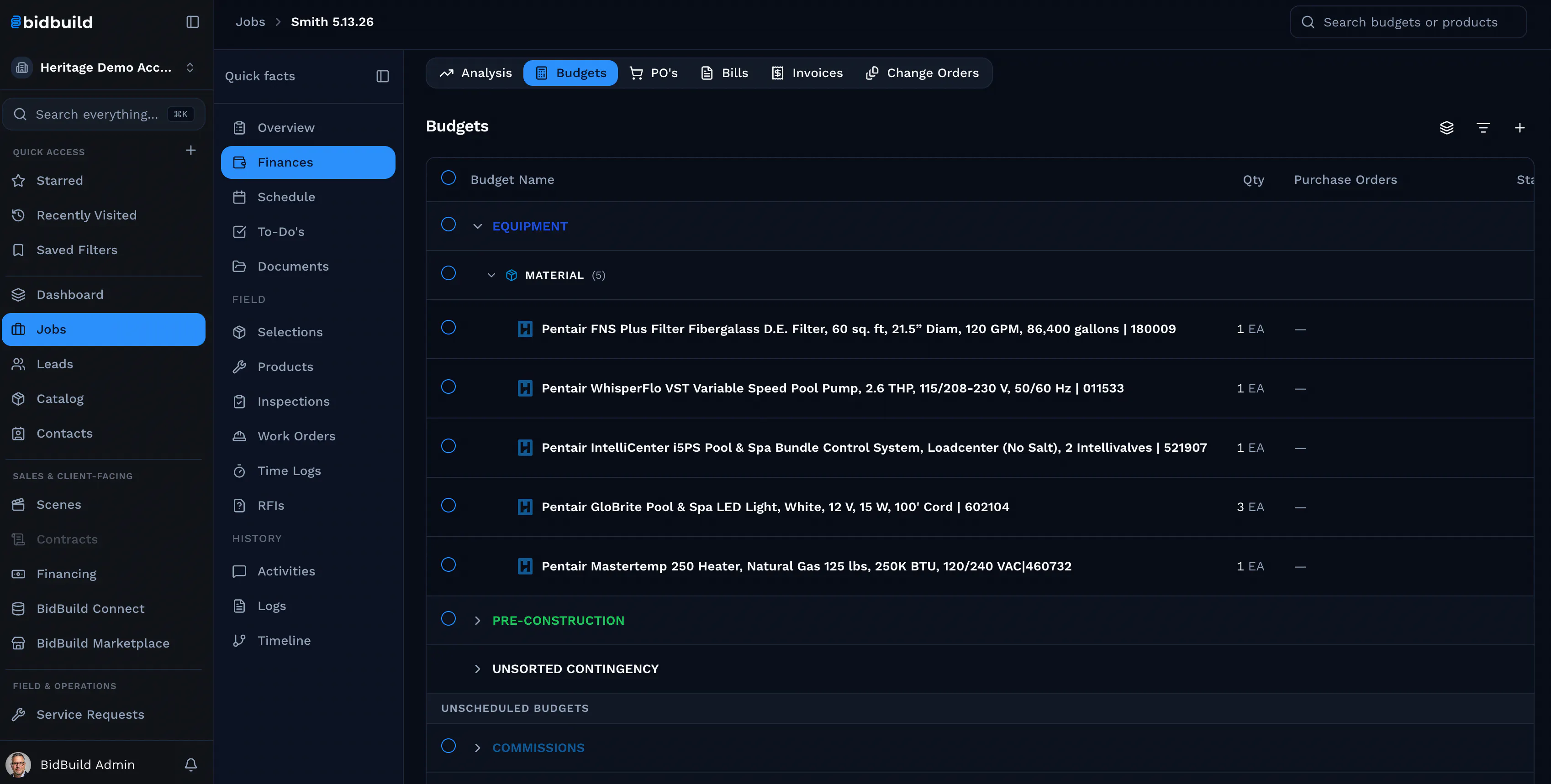 BidBuild screenshot