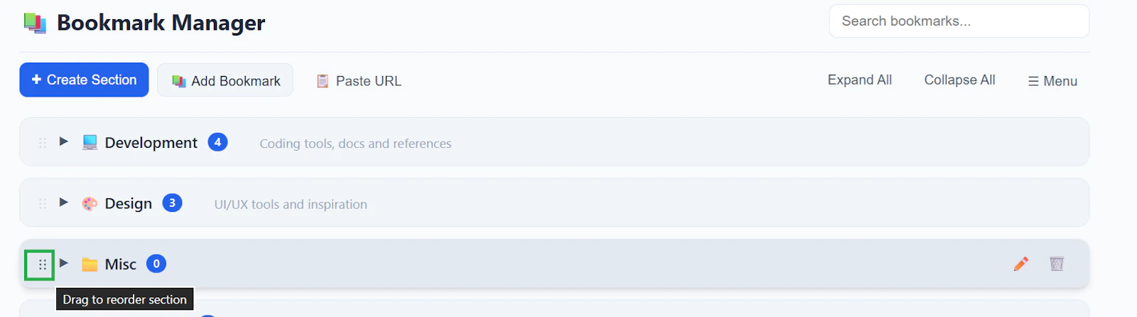 Squirrel - Bookmark Manager screenshot 2