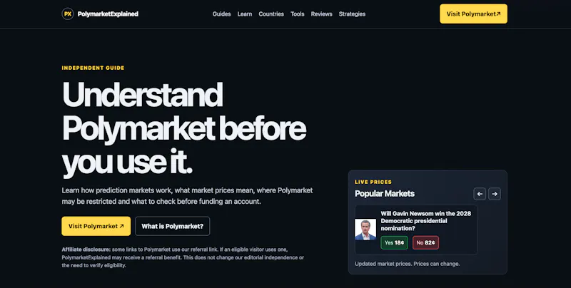 PolymarketExplained screenshot 1