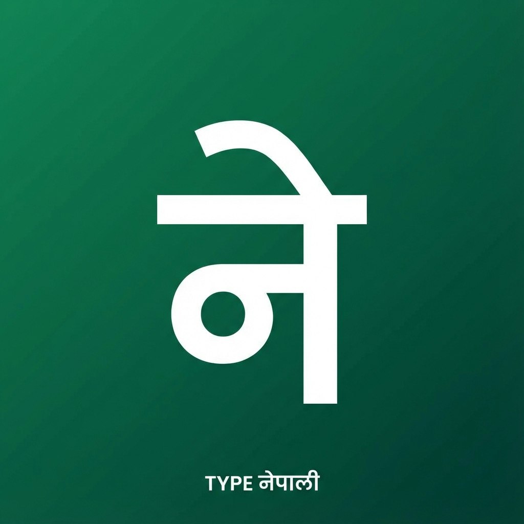 Learn Nepali touch typing  - Product Hunt launch logo