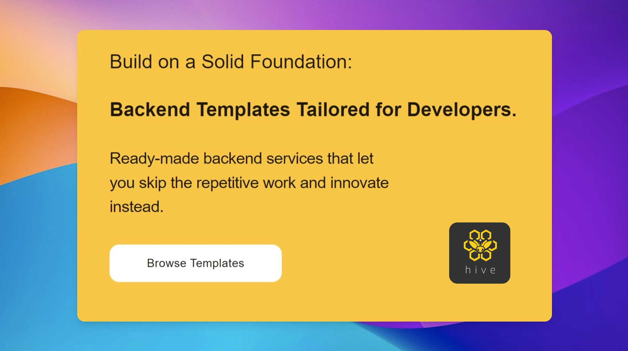 وسائط API Hive 2