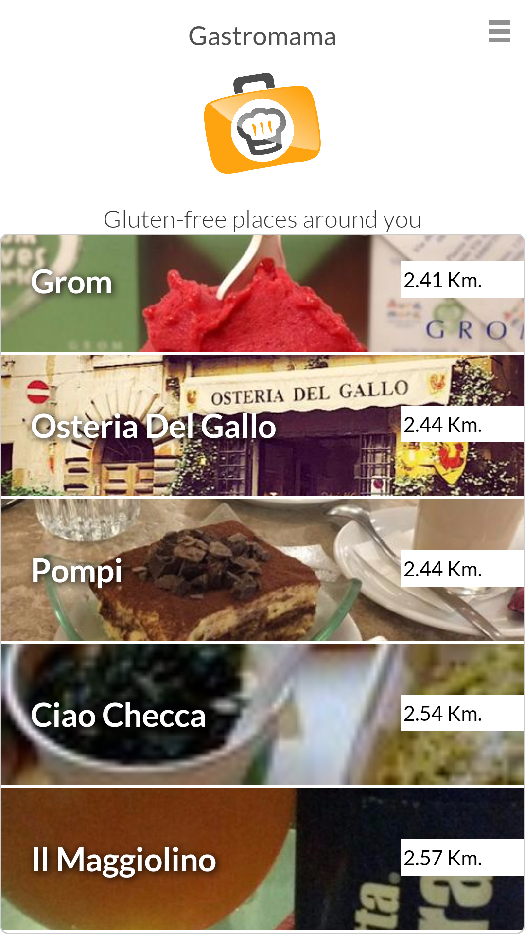 Gluten free Advisor - App gallery image