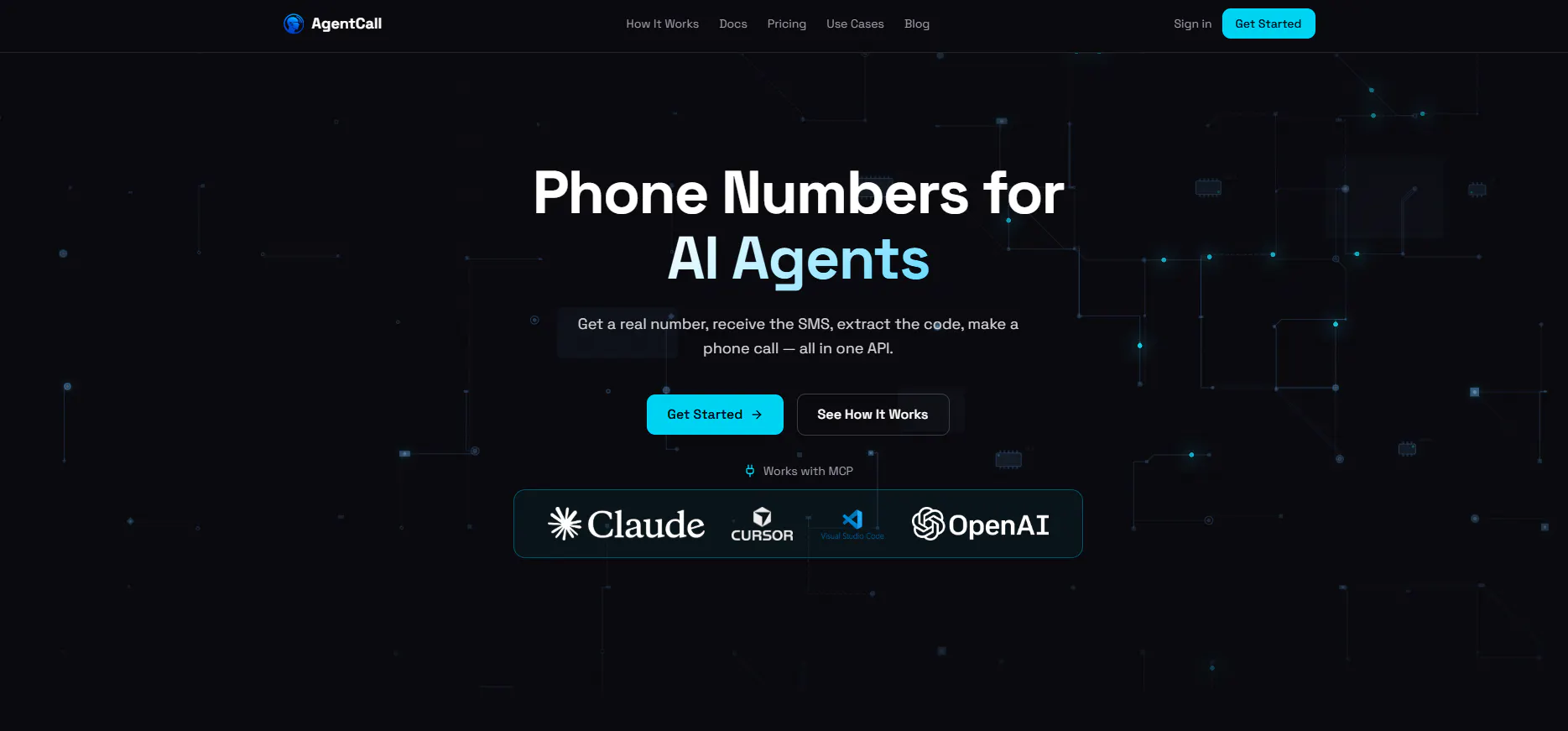 AgentCall 项目横幅