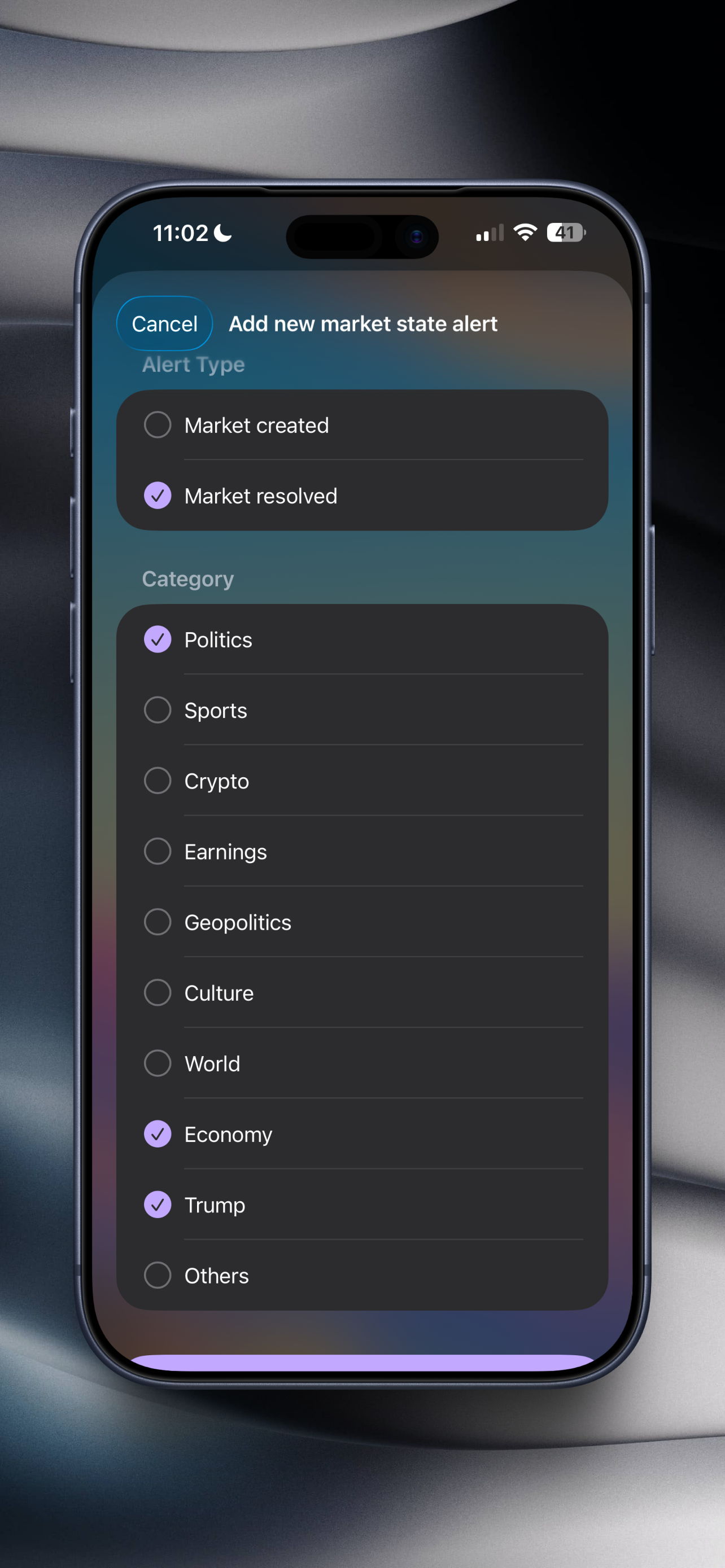 Polymarket Alerts gallery image