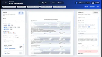 DullyPDF | Fillable Form Automation gallery image
