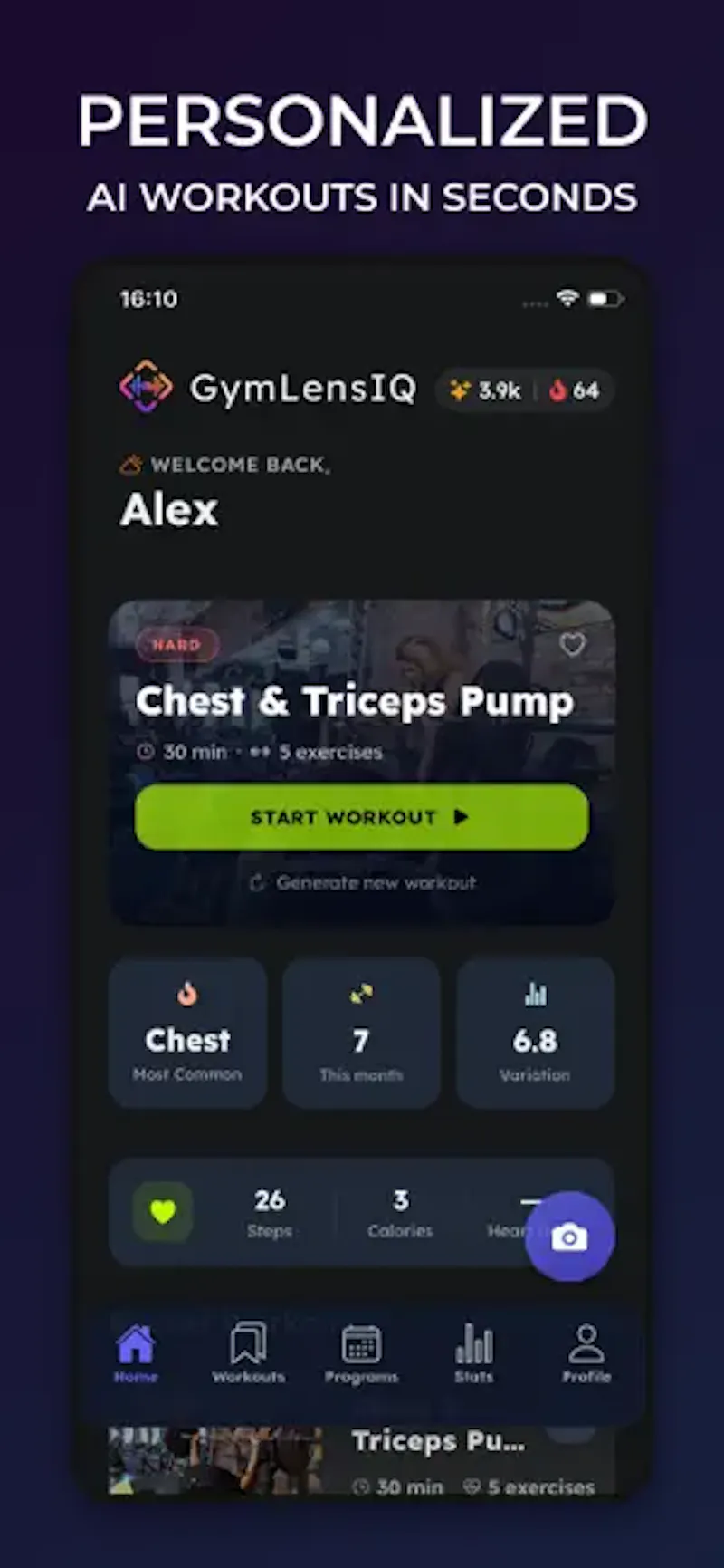 GymLensIQ - AI Workout Coach screenshot 1