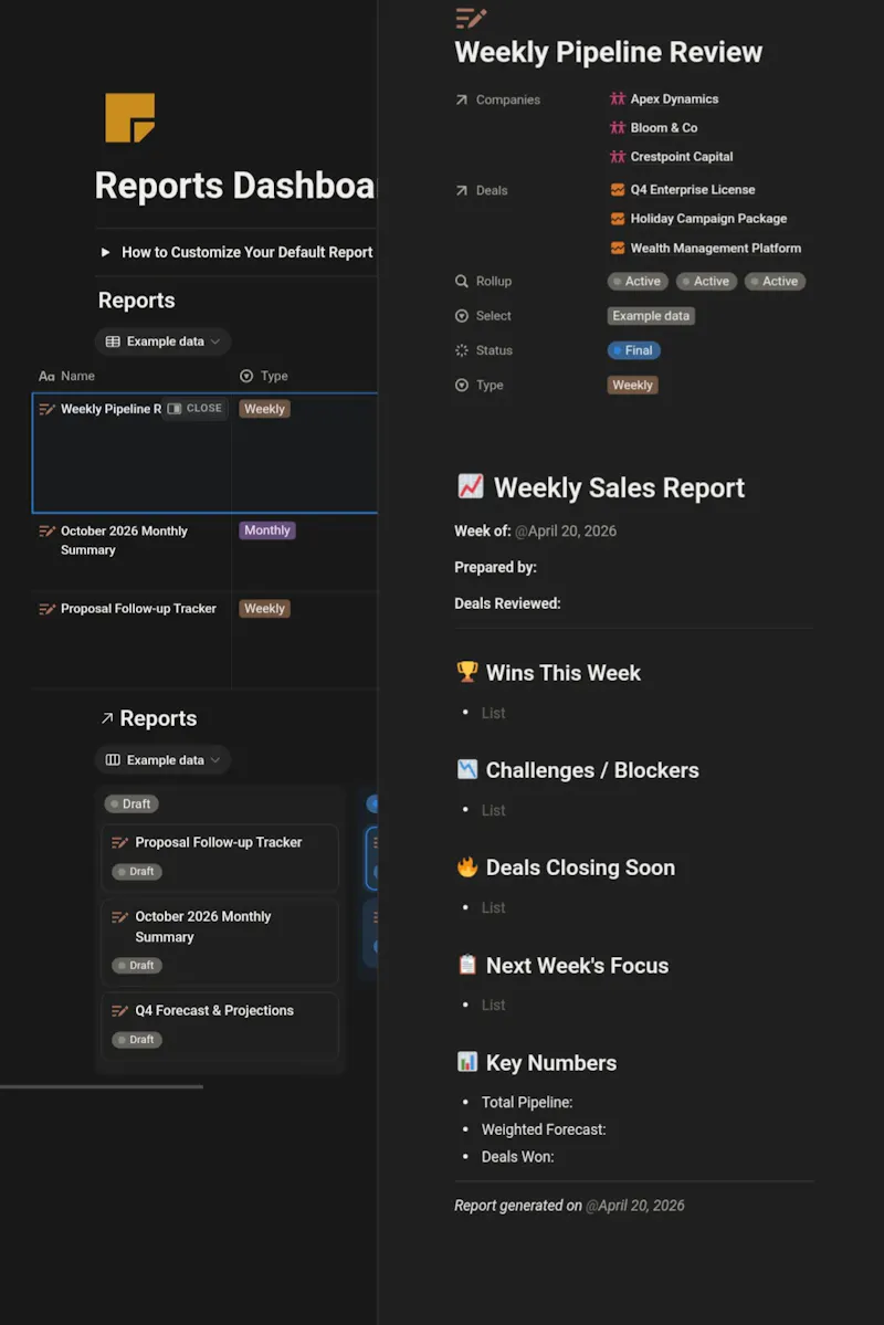 Notion CRM for Small agencies  screenshot 4