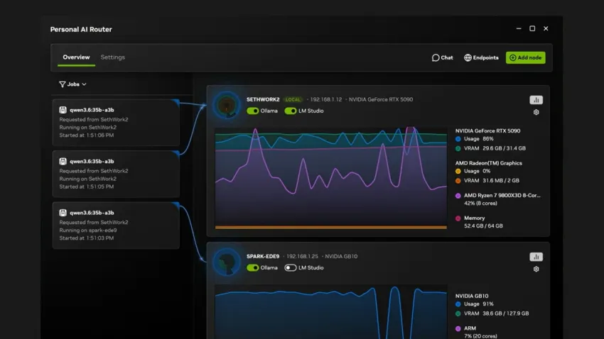 NVIDIA Personal AI Router gallery image