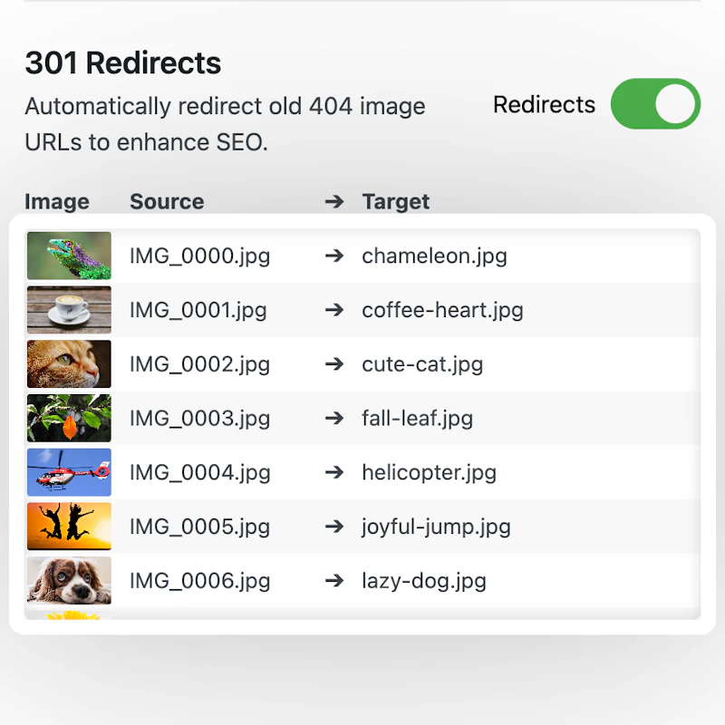 neoRename - WP plugin to rename images screenshot 10