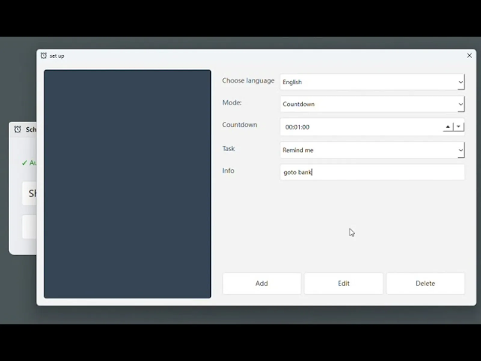 Life-Scheduler screenshot 1 (video preview)