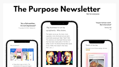 The Purpose Newsletter gallery image