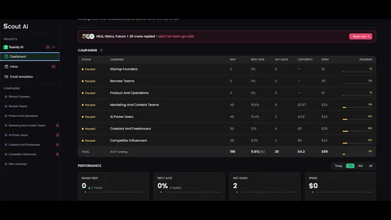 Scout AI screenshot 1 (video preview)