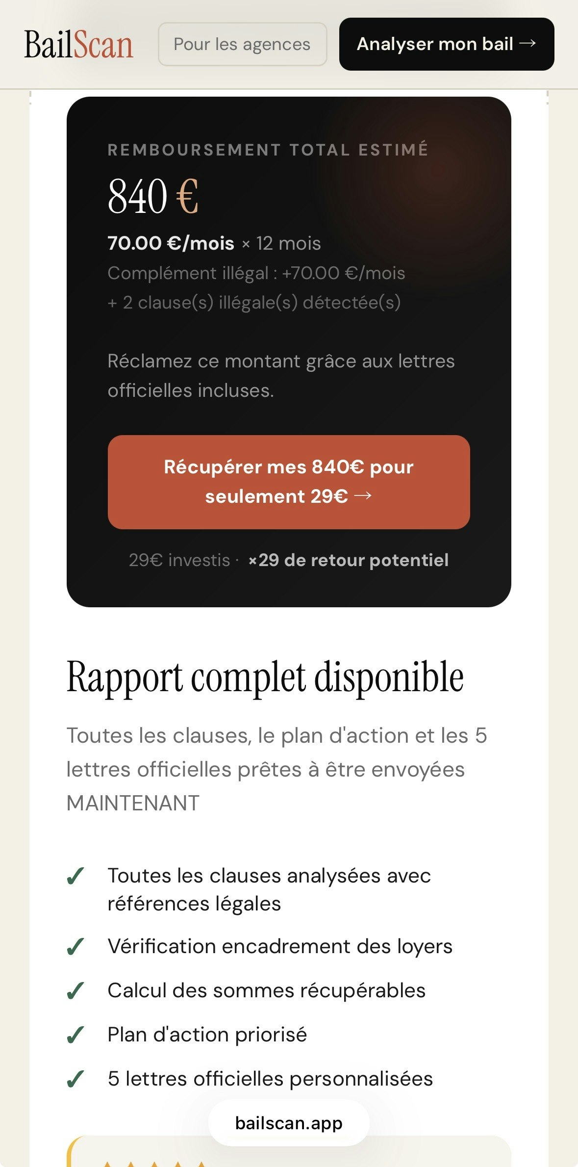 BailScan · Analyser mon bail en 30 sec gallery image