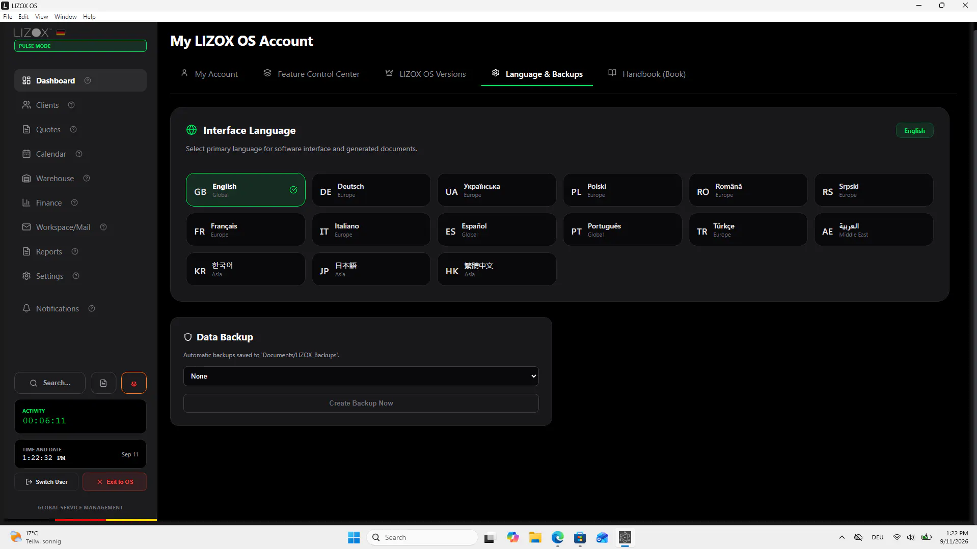 LIZOX OS gallery image