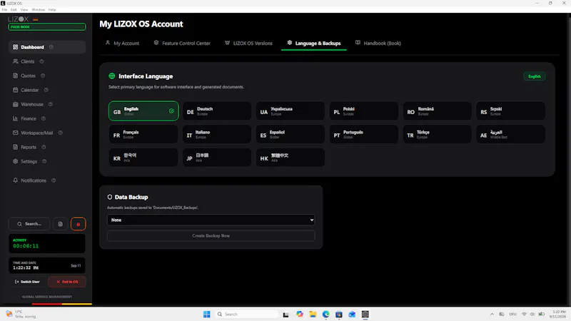 LIZOX OS screenshot 5