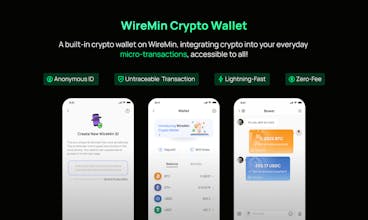 WireMin Crypto Wallet gallery image