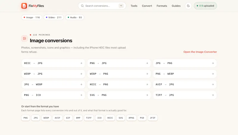 FixMyFiles - Free File Converter screenshot 4