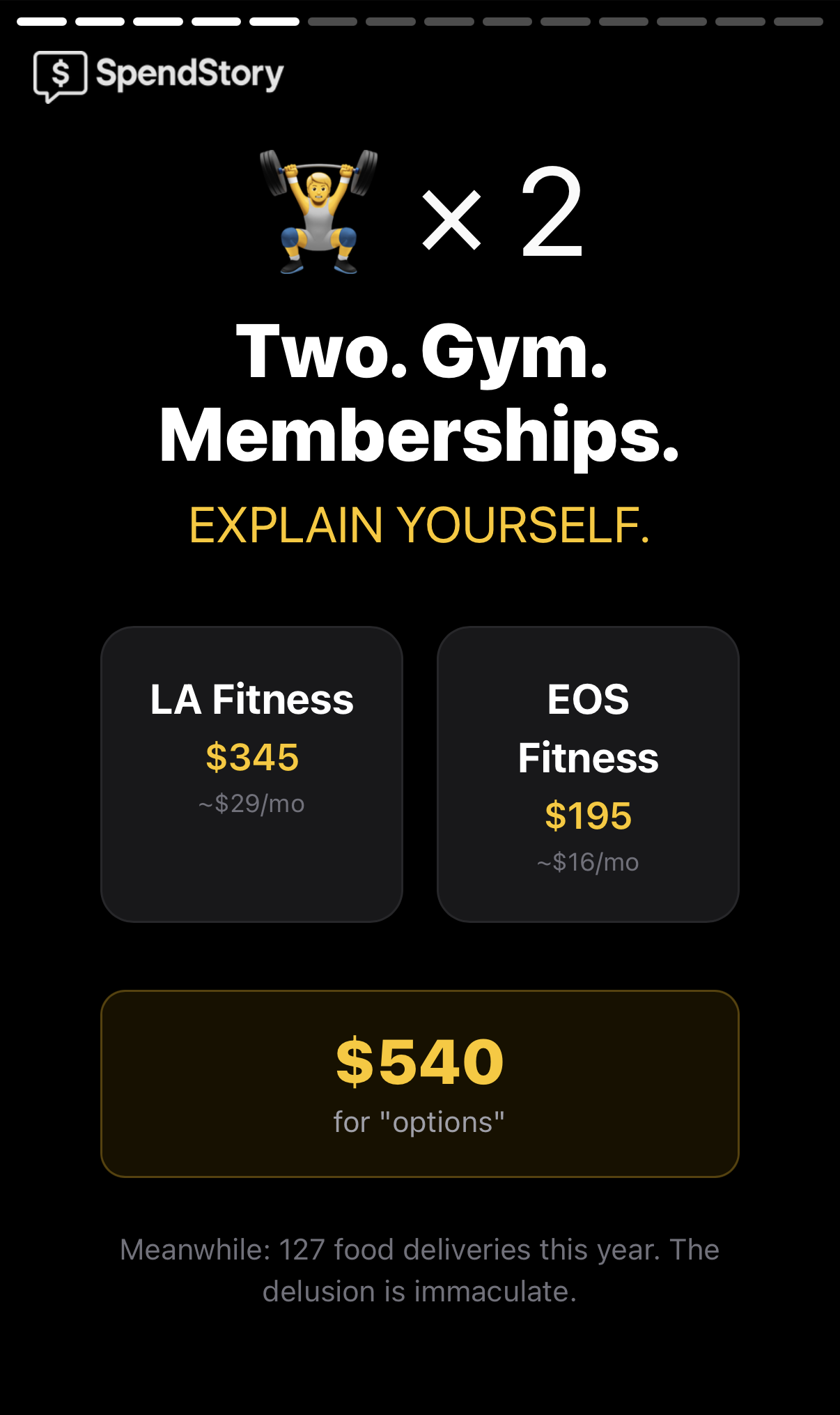 SpendStory - Screenshot 2 showing product features and functionality