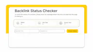 Backlink Status Checker