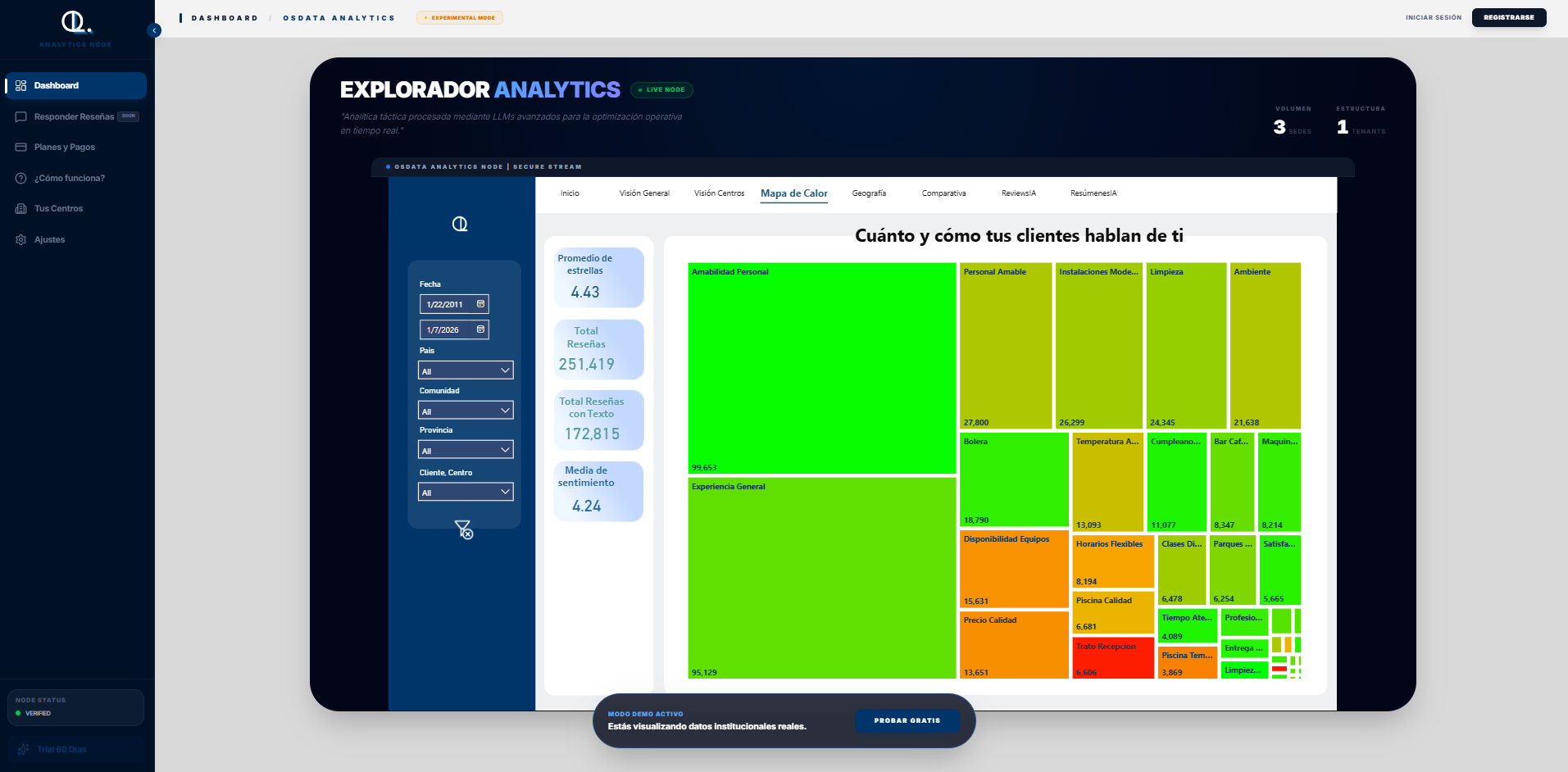 ReviewsIA - Screenshot 2 showing product features and functionality