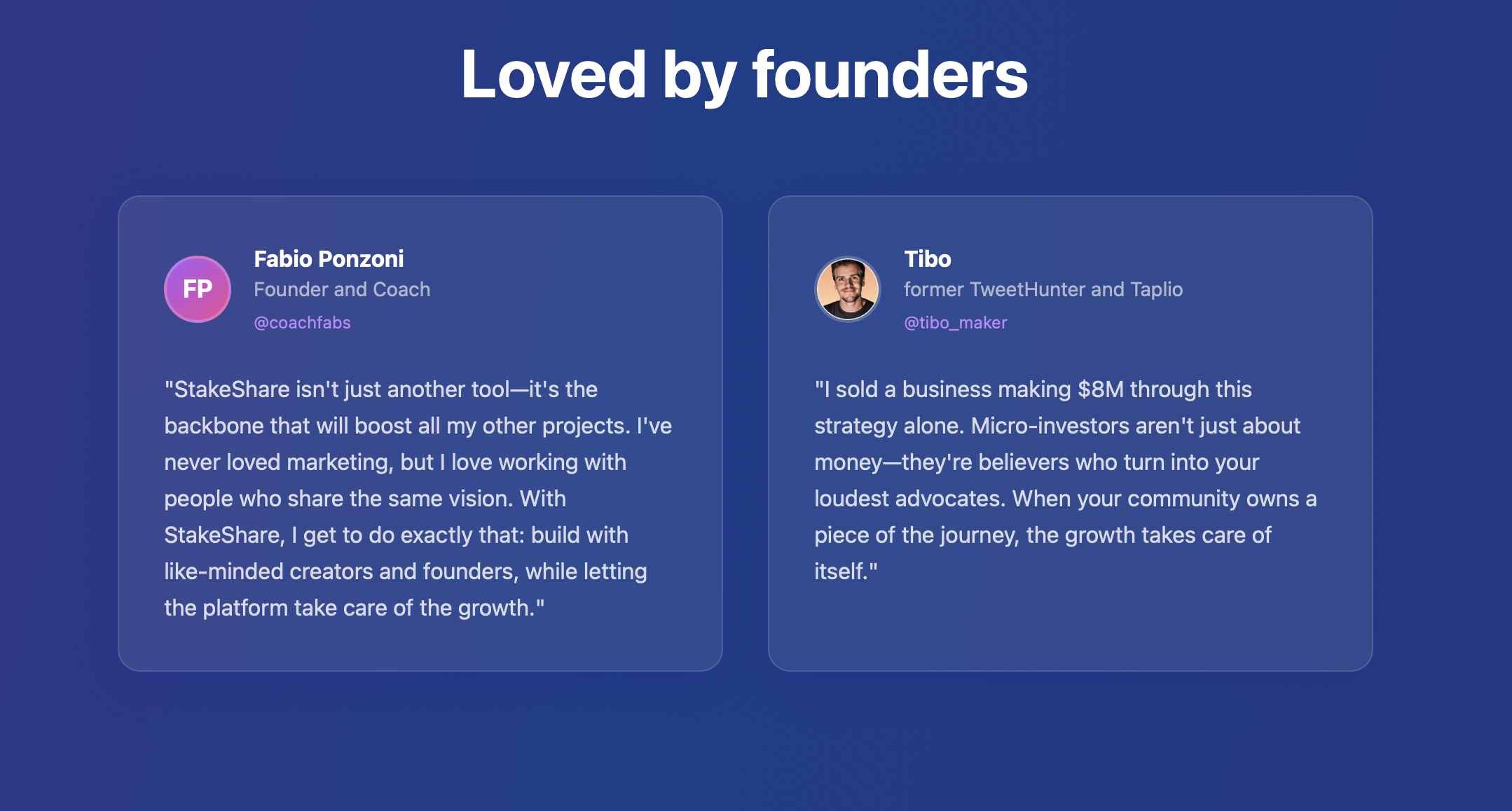 StakeShare gallery image