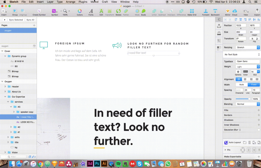 Foreign Ipsum Image