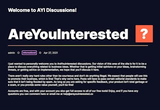 AreYouInterested gallery image