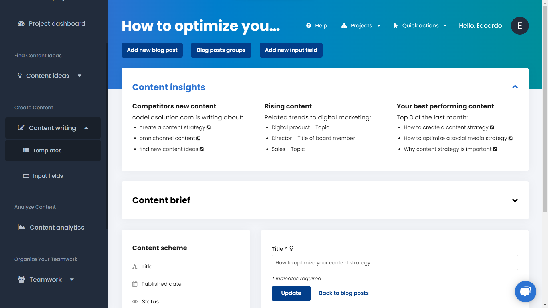 Plataforma de contenido de Codelia media 4